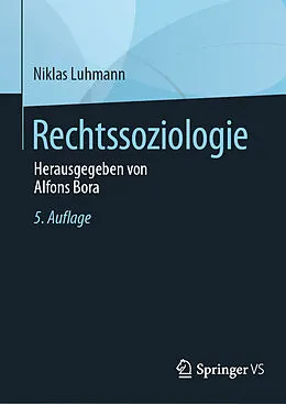 E-Book (pdf) Rechtssoziologie von Niklas Luhmann