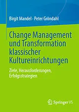 Kartonierter Einband Change Management und Transformation klassischer Kultureinrichtungen von Birgit Mandel, Peter Gröndahl