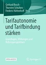 Kartonierter Einband Tarifautonomie und Tarifbindung stärken von 