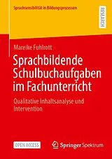 Kartonierter Einband Sprachbildende Schulbuchaufgaben im Fachunterricht von Mareike Fuhlrott
