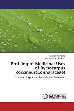 Kartonierter Einband Profiling of Medicinal Uses of Byrsocarpus coccineus(Connaraceae) von Abidemi Akindele, Olufunmilayo Adeyemi