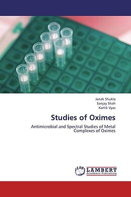 Kartonierter Einband Studies of Oximes von Janak Shukla, Sanjay Shah, Kartik Vyas