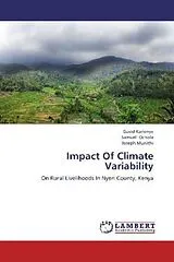Kartonierter Einband (Kt) Impact Of Climate Variability von David Karienye, Samuel Ochola, Joseph Muriithi