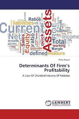 Couverture cartonnée Determinants Of Firm's Profitability de Rafia Afzaal