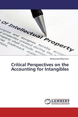 Couverture cartonnée Critical Perspectives on the Accounting for Intangibles de Mohamed Elbannan