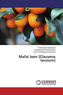 Kartonierter Einband Mafai Jeen [Clausena lansium] von Pratheung Chokeprasert