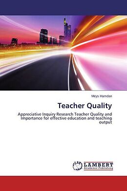 Couverture cartonnée Teacher Quality de Meys Hamdan