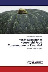 Kartonierter Einband What Determines Household Food Consumption in Rwanda? von Jean Baptiste Habyarimana