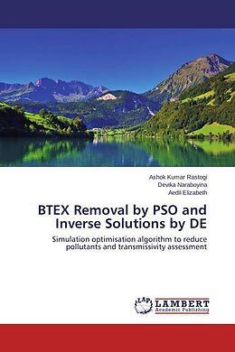 Kartonierter Einband BTEX Removal by PSO and Inverse Solutions by DE von Ashok Kumar Rastogi, Devika Naraboyina, Aedil Elizabeth