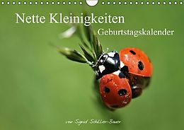 Kalender Geburtstagskalender "Nette Kleinigkeiten" (Wandkalender immerwährend DIN A4 quer) von Sigrid Schiller-Bauer