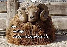 Kalender Der wollige Geburtstagskalender (Wandkalender immerwährend DIN A4 quer) von Martina Berg
