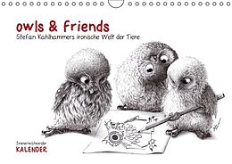 Kalender owls &amp; friends Immerwährender Kalender (Wandkalender immerwährend DIN A4 quer) von Stefan Kahlhammer
