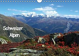 Kalender Schweizer Alpen (Wandkalender immerwährend DIN A4 quer) von Andrea Pons