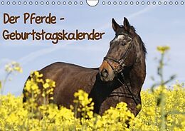 Kalender Pferde / Geburtstagskalender / AT-Version (Wandkalender immerwährend DIN A4 quer) von Antje Lindert-Rottke