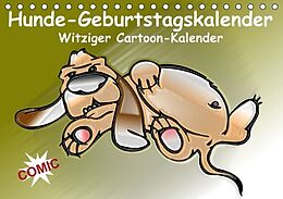 Kalender Hunde-Geburtstagskalender / Witziger Cartoon-Kalender (Tischkalender immerwährend DIN A5 quer) von Elisabeth Stanzer