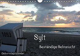 Kalender Sylt - Beständige Sehnsucht (Wandkalender immerwährend DIN A4 quer) von Silvia Hahnefeld