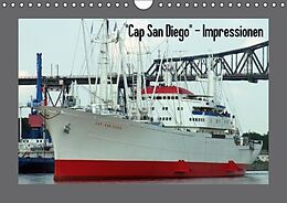 Kalender "Cap San Diego" - Impressionen (Wandkalender immerwährend DIN A4 quer) von Peter Thede