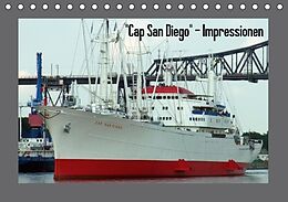 Kalender "Cap San Diego" - Impressionen (Tischkalender immerwährend DIN A5 quer) von Peter Thede