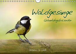 Kalender Waldgesänge - Geburtstagskalender (Wandkalender immerwährend DIN A4 quer) von Ursula Di Chito