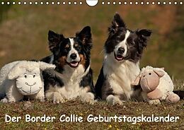 Kalender Der Border Collie Geburtstagskalender (Wandkalender immerwährend DIN A4 quer) von Tina Mauersberger