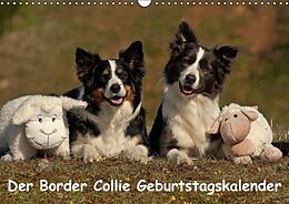 Kalender Der Border Collie Geburtstagskalender (Wandkalender immerwährend DIN A3 quer) von Tina Mauersberger