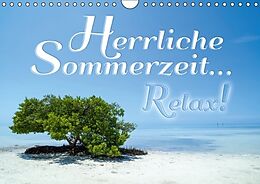 Kalender Herrliche Sommerzeit... Relax! / Geburtstagskalender (Wandkalender immerwährend DIN A4 quer) von Melanie Viola