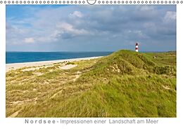 Kalender Nordsee - Impressionen einer Landschaft am Meer (Wandkalender immerwährend DIN A3 quer) von k.A. kalender365.com