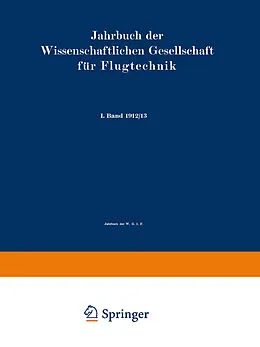 E-Book (pdf) Jahrbuch der Wissenschaftlichen Gesellschaft für Flugtechnik von Wissenschaftliche Gesellschaft für Flugtechnik