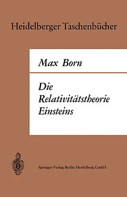 E-Book (pdf) Die Relativitätstheorie Einsteins von Max Born