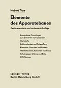 E-Book (pdf) Elemente des Apparatebaues von H. Titze