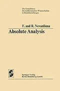 E-Book (pdf) Absolute Analysis von Frithjof Nevanlinna, Rolf Nevanlinna
