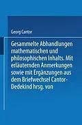 E-Book (pdf) Gesammelte Abhandlungen von Georg Cantor, Ernst Zermelo