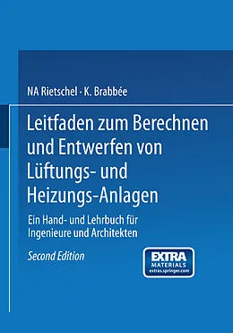 E-Book (pdf) Leitfaden zum Berechnen und Entwerfen von Lüftungs- und Heizungs-Anlagen von H. Rietschel