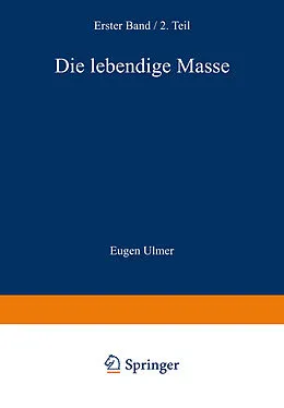 E-Book (pdf) Die Lebendige Masse von Wilhelm v. Wassermann