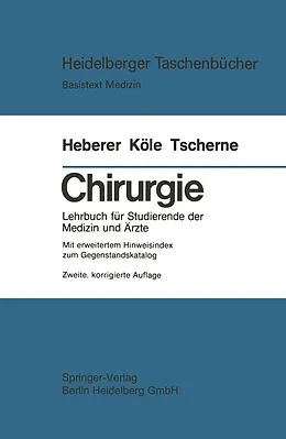 E-Book (pdf) Chirurgie von G. Heberer, W. Köle, H. Tscherne