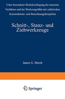 E-Book (pdf) Schnitt-, Stanz- und Ziehwerkzeuge von Gerhard Oehler, Fritz Kaiser