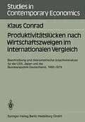 E-Book (pdf) Produktivitätslücken nach Wirtschaftszweigen im internationalen Vergleich von Klaus Conrad