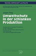 E-Book (pdf) Umweltschutz in der schlanken Produktion von Jürgen Fleig