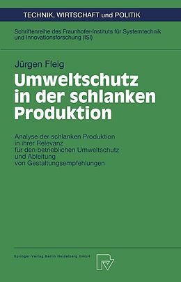 E-Book (pdf) Umweltschutz in der schlanken Produktion von Jürgen Fleig