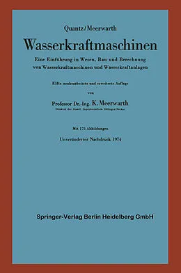 E-Book (pdf) Wasserkraftmaschinen von L. Quantz, K. Meerwarth
