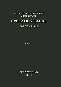E-Book (pdf) Die Eingriffe in der Bauchhöhle von Martin Kirschner
