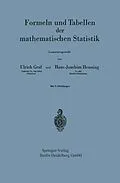 E-Book (pdf) Formeln und Tabellen der mathematischen Statistik von Ulrich Graf, Hans-Joachim Henning