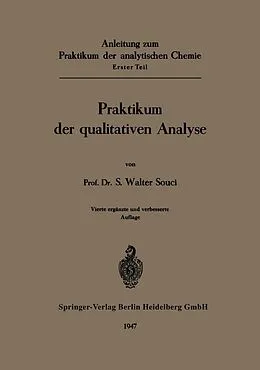 E-Book (pdf) Anleitung zum Praktikum der analytischen Chemie von S.W. Souci