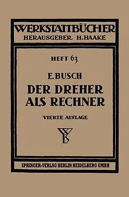 E-Book (pdf) Der Dreher als Rechner von E. Busch