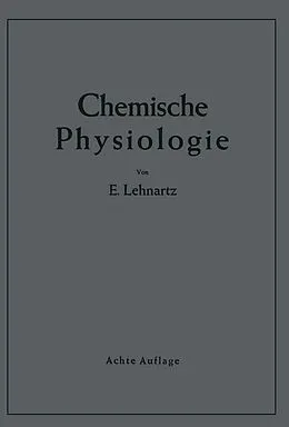 E-Book (pdf) Einführung in die chemische Physiologie von Emil Lehnartz