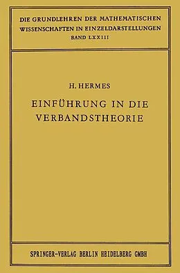 E-Book (pdf) Einführung in die Verbandstheorie von Hans Hermes