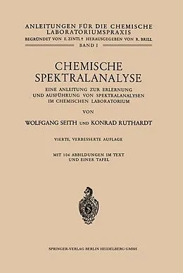 E-Book (pdf) Chemische Spektralanalyse von Wolfgang Seith, Konrad Ruthardt