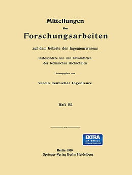 Kartonierter Einband Ueber den praktischen Wert der Zwischenüberhitzung bei Zweifachexpansions-Dampfmaschinen von Adolf Watzinger