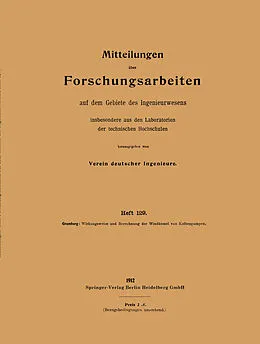 E-Book (pdf) Wirkungsweise und Berechnung der Windkessel von Kolbenpumpen von Anton Gramberg