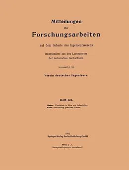 E-Book (pdf) Winddruck in Silos und Schachtöfen. Berechnung gewölbter Platten von Georg Lindner, Huldreich Keller